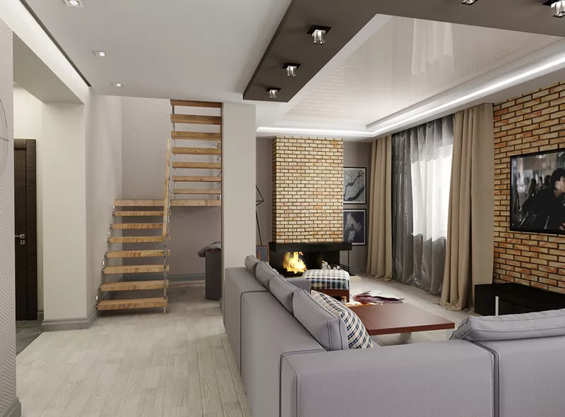 Роскошный дизайн интерьера квартир и домов 11